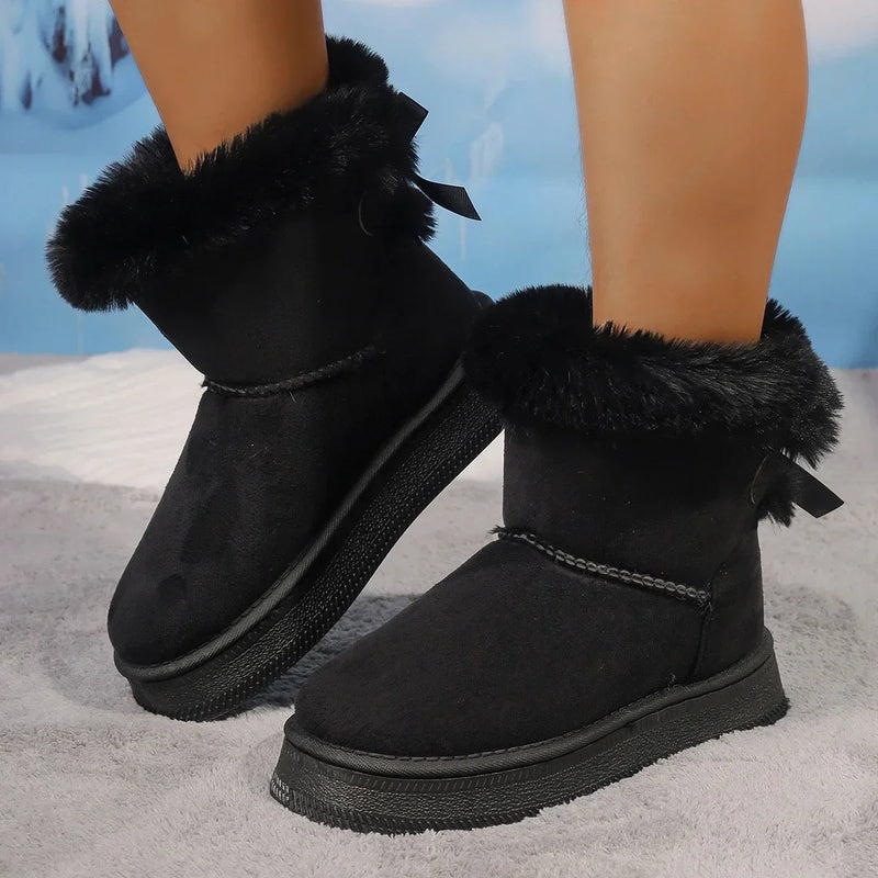Platform Warm Plush Thicken Non-slip Winter Snow Boot