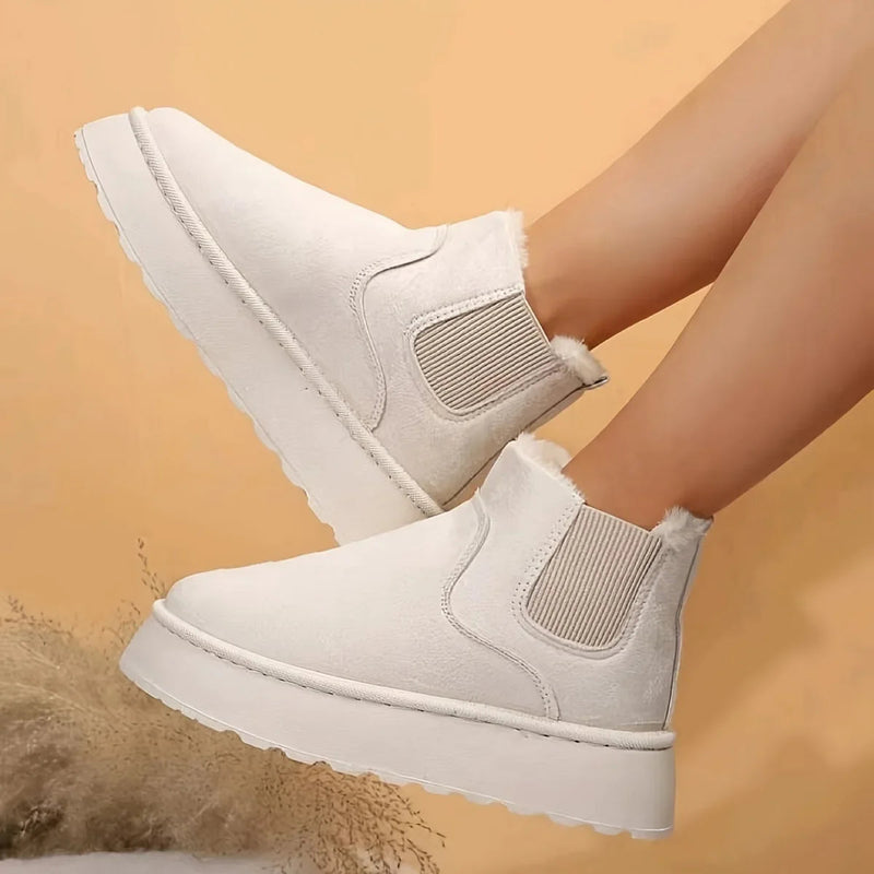 Winter Short Plush Warm New Suede Fashionable Snow Boot
