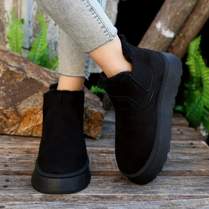 Winter Short Plush Warm New Suede Fashionable Snow Boot