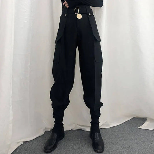 High Waist Harajuku Cargo Halloween Pants