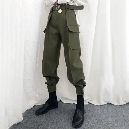 High Waist Harajuku Cargo Halloween Pants