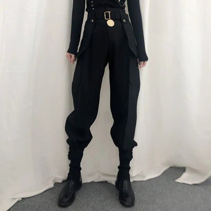 High Waist Harajuku Cargo Halloween Pants