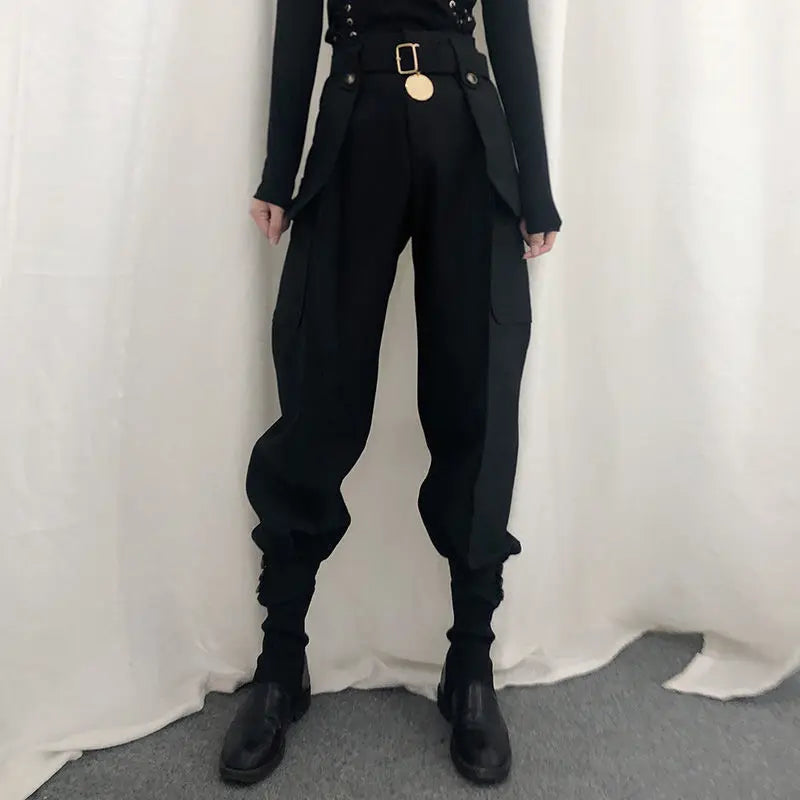 High Waist Harajuku Cargo Halloween Pants