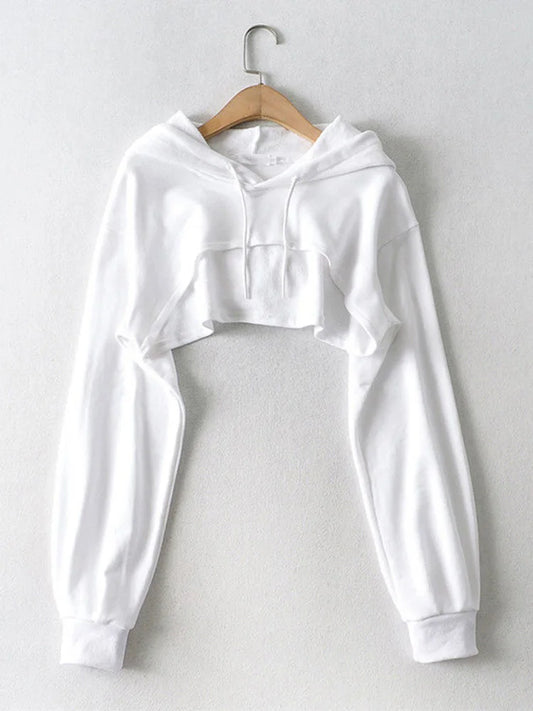 With Hat Hoodies Basic Design Young Korean Mujer All-match Teens Simple Cool Loose Y2k Cozy Street Wear Popular