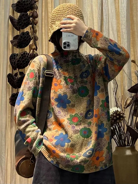 Knitted Turtleneck Sweater