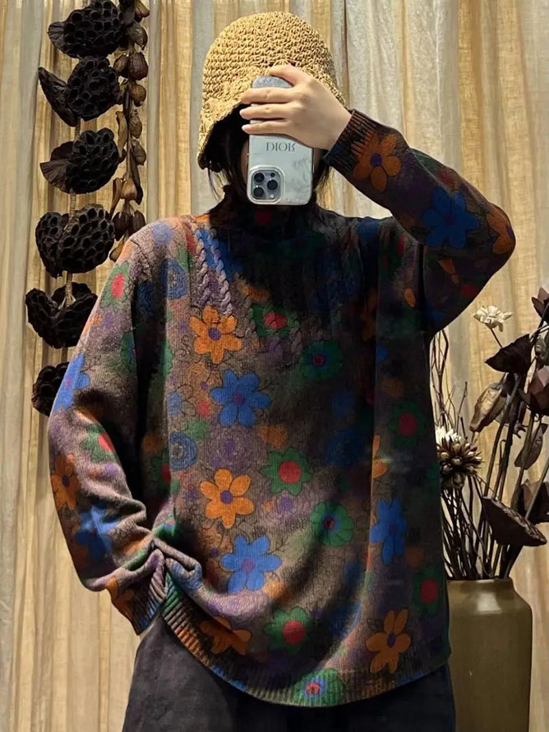 Knitted Turtleneck Sweater