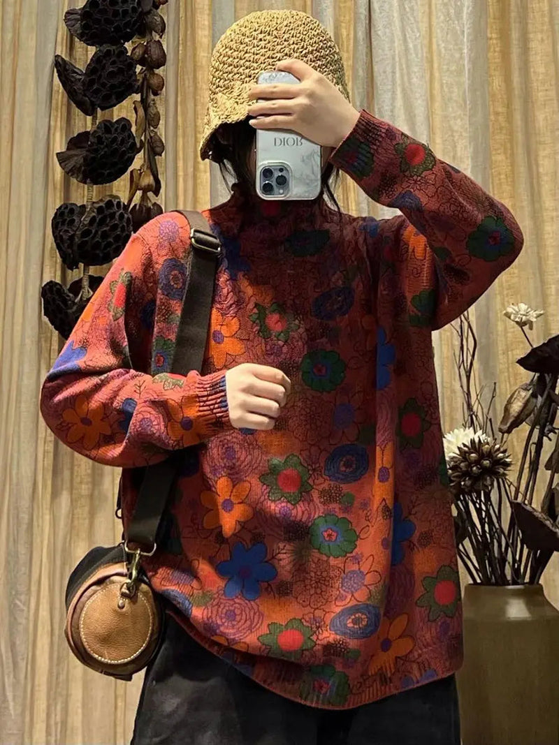 Knitted Turtleneck Sweater