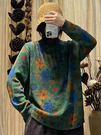 Knitted Turtleneck Sweater