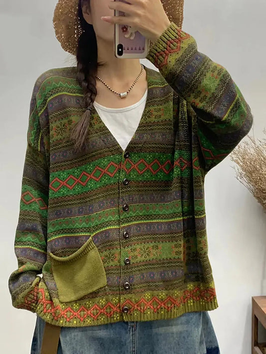 Geometric Knitted Sweater