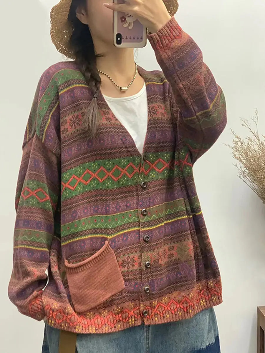 Geometric Knitted Sweater