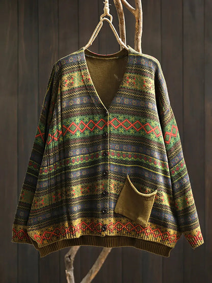 Geometric Knitted Sweater