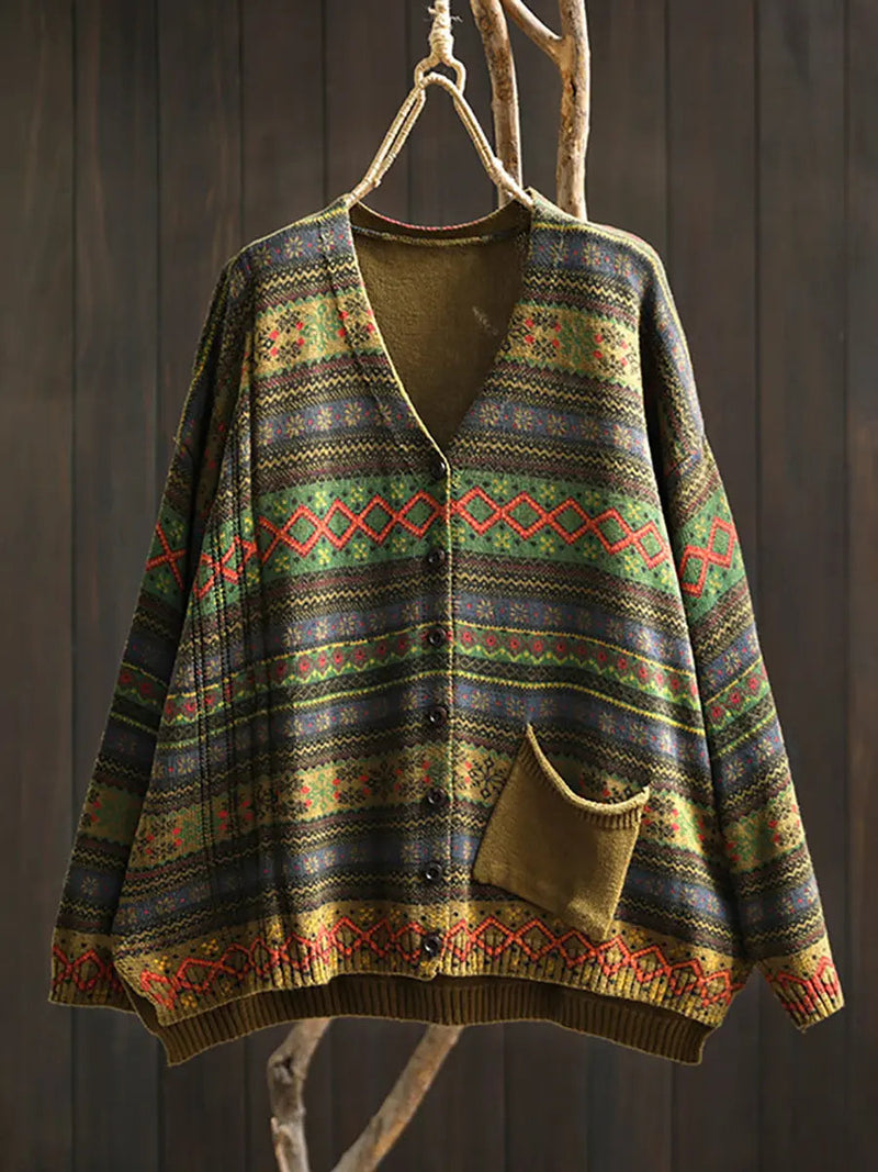 Geometric Knitted Sweater