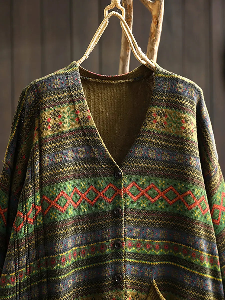 Geometric Knitted Sweater