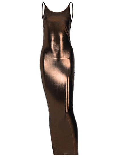 Autumn Summer Bodycon Sleeveless Sun Female Midi Dresses