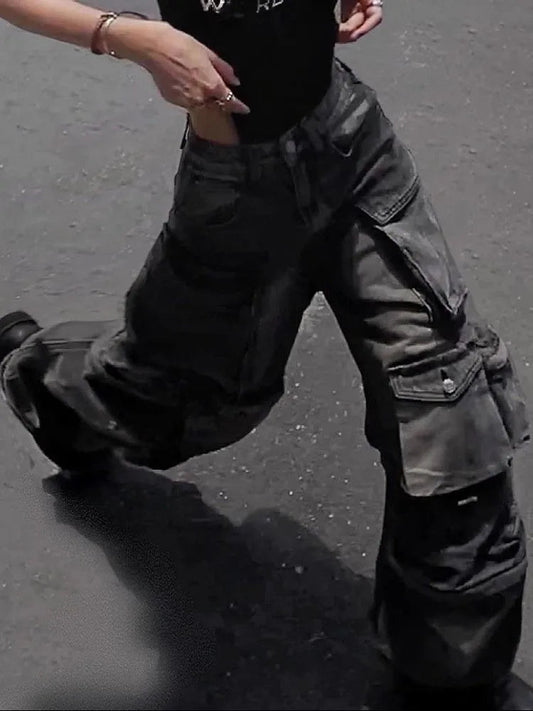 Baggy Y2k Goth Cyber Halloween Pants