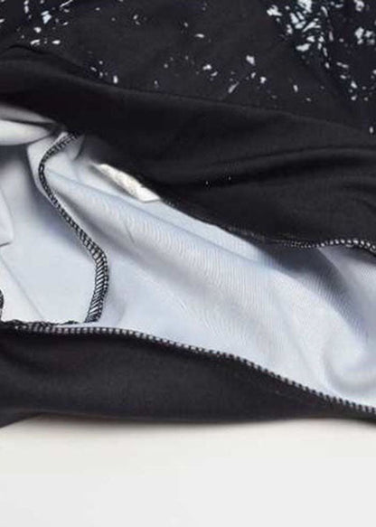 Black Print Slim Jogging Cotton Pants Spring Ly1933