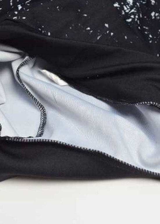 Black Print Slim Jogging Cotton Pants Spring Ly1933
