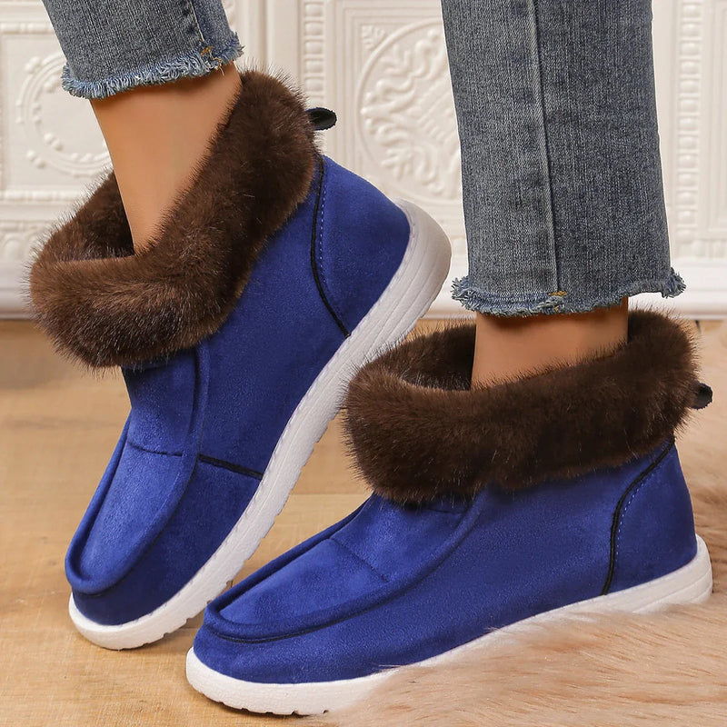 Boots Winter New Thickening Plush Warm Snow Boots Comfortable Soft Cotton Shoes for Botas De Mujer