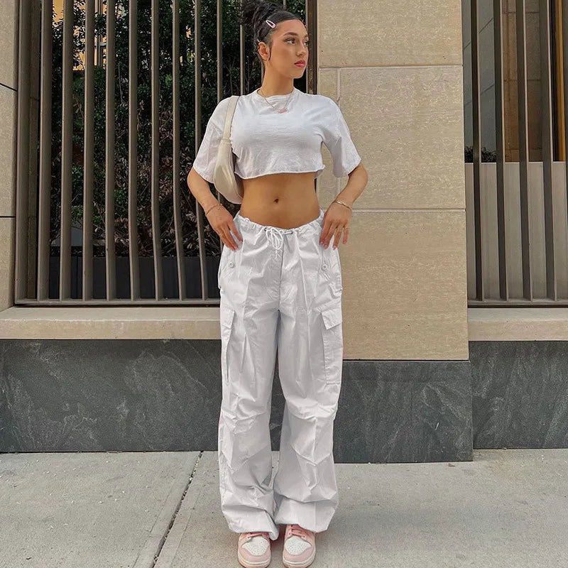 Cargo Slim Drawstring Pant
