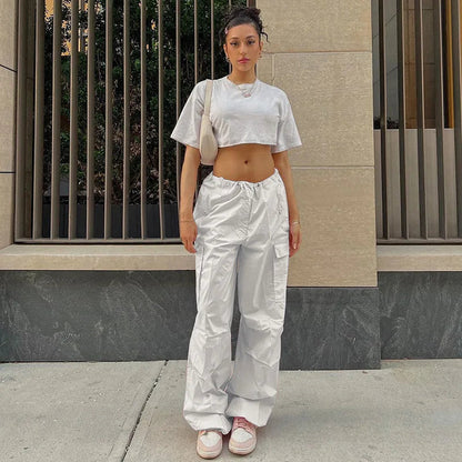 Cargo Slim Drawstring Pant