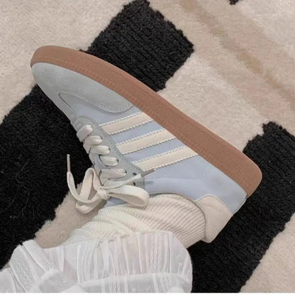 Outdoor Sneakers Spring Autumn Round Toe Lace Up Sports Shoes Vulcanized Shoes Zapatos De Mujer