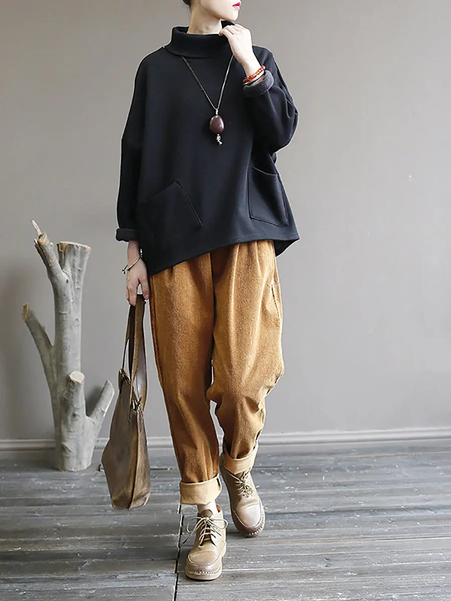 Spring Croduroy Harem Pants