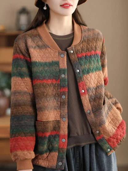 Colorblock Loose Coat