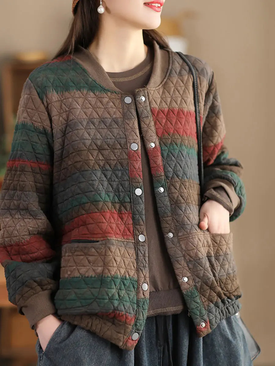 Colorblock Loose Coat