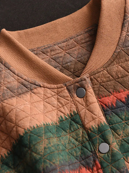 Colorblock Loose Coat
