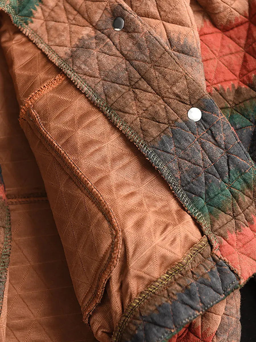 Colorblock Loose Coat