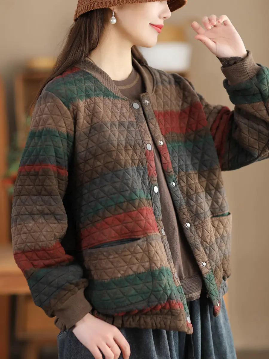 Colorblock Loose Coat
