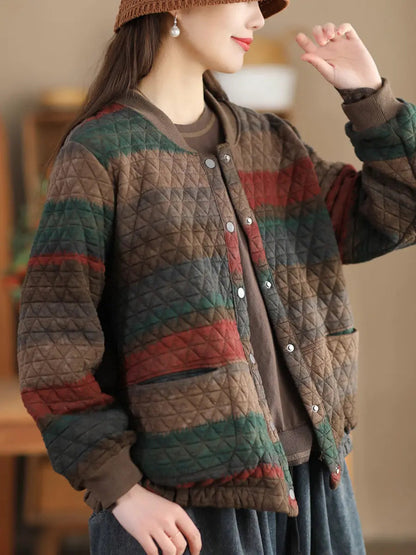 Colorblock Loose Coat