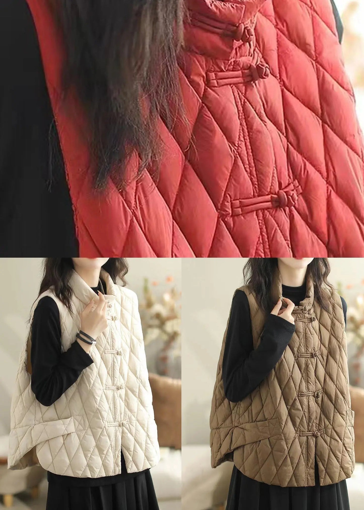 Cotton Filled Waistcoat Sleeveless