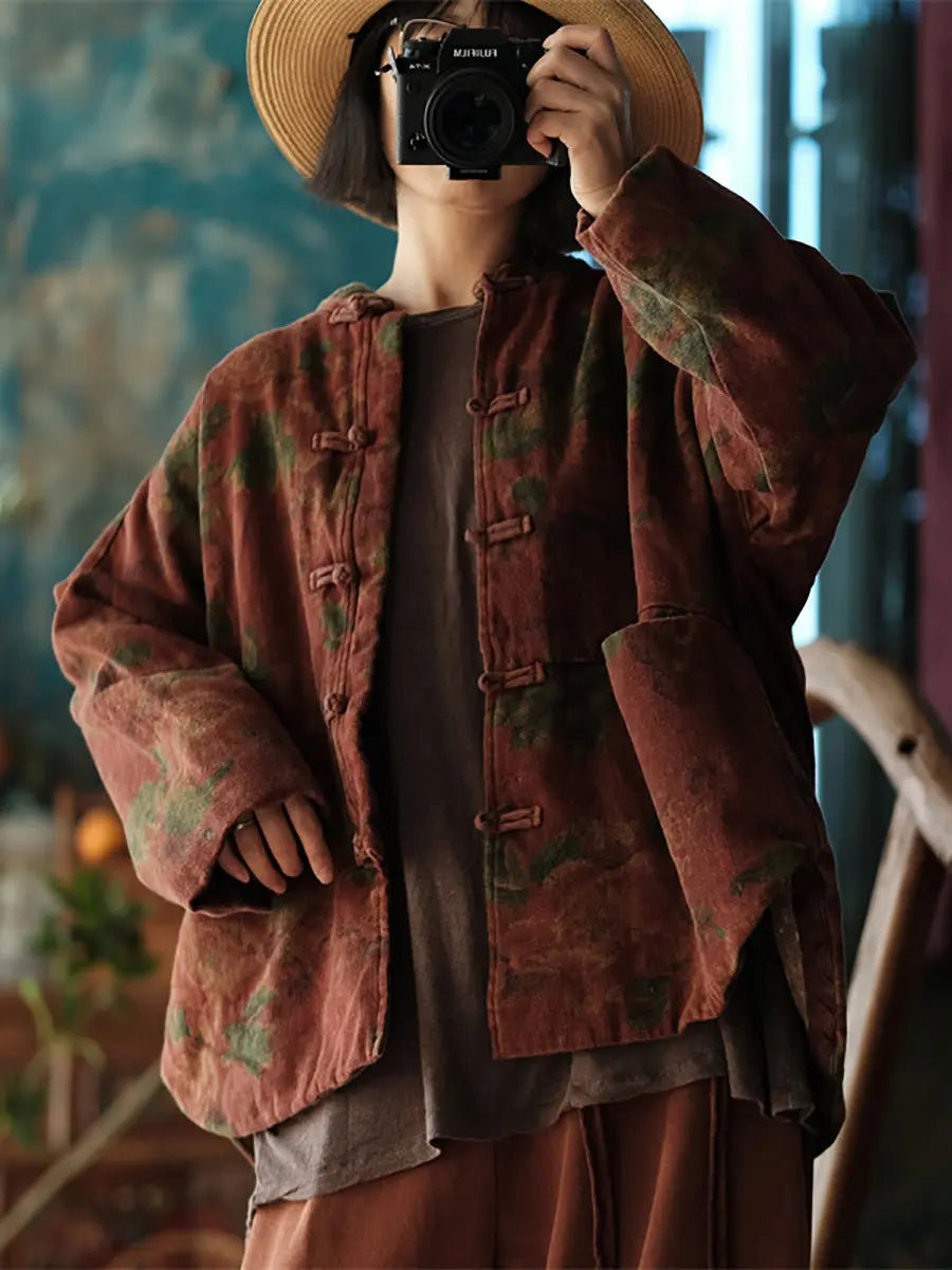 Stand Collar Cotton Coat