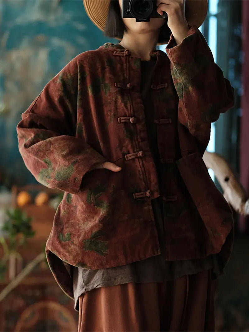 Stand Collar Cotton Coat