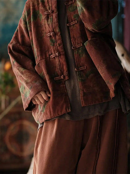 Stand Collar Cotton Coat