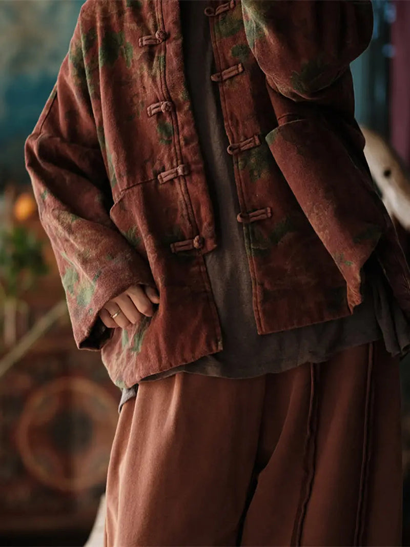 Stand Collar Cotton Coat