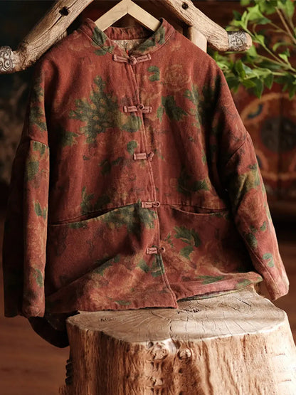 Stand Collar Cotton Coat