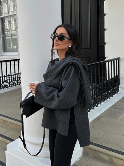 Ruby - Short Knitted Coat