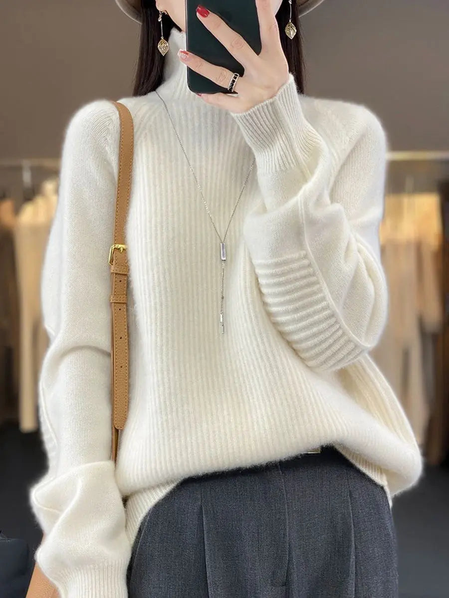 Wool Turtleneck Sweater