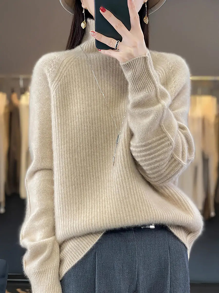 Wool Turtleneck Sweater