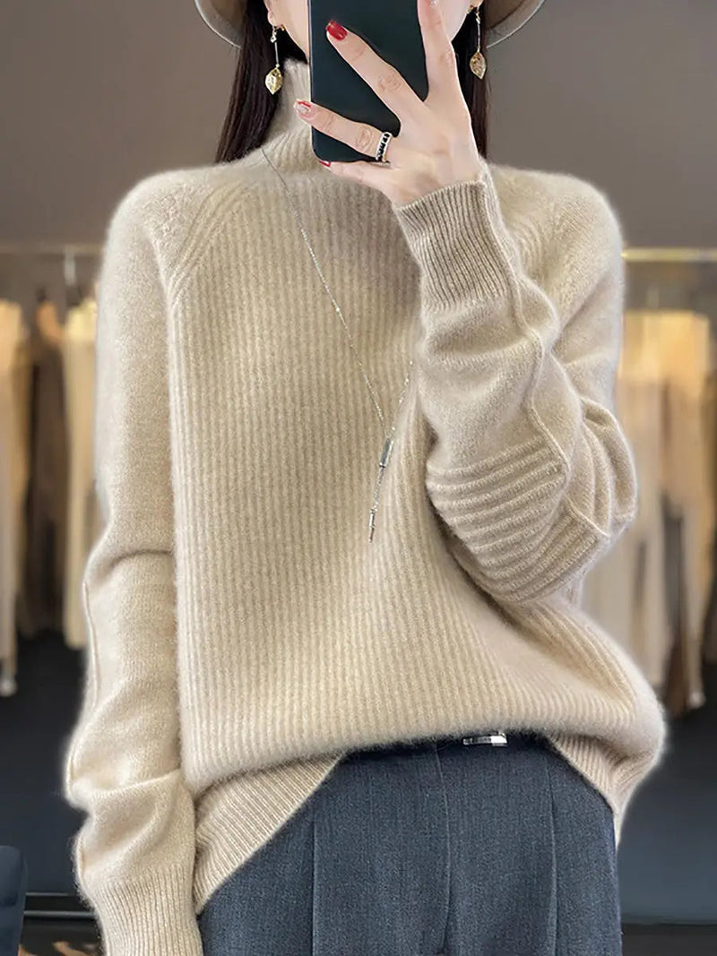 Wool Turtleneck Sweater