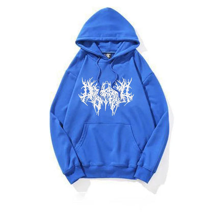 Hoodie Pullover Sweatshirt Autumn Cotton Hoodies Gothic Hip Hop Oversize Winter Clothes Sweater Female Top