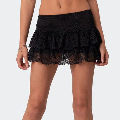 Ruffle Frill Tiered Bloomer Skirt