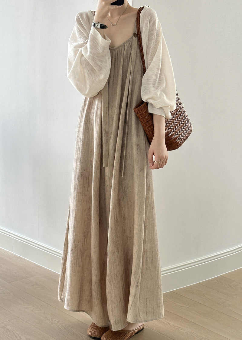 Linen Button Pockets Linen Jumpsuit Sleeveless