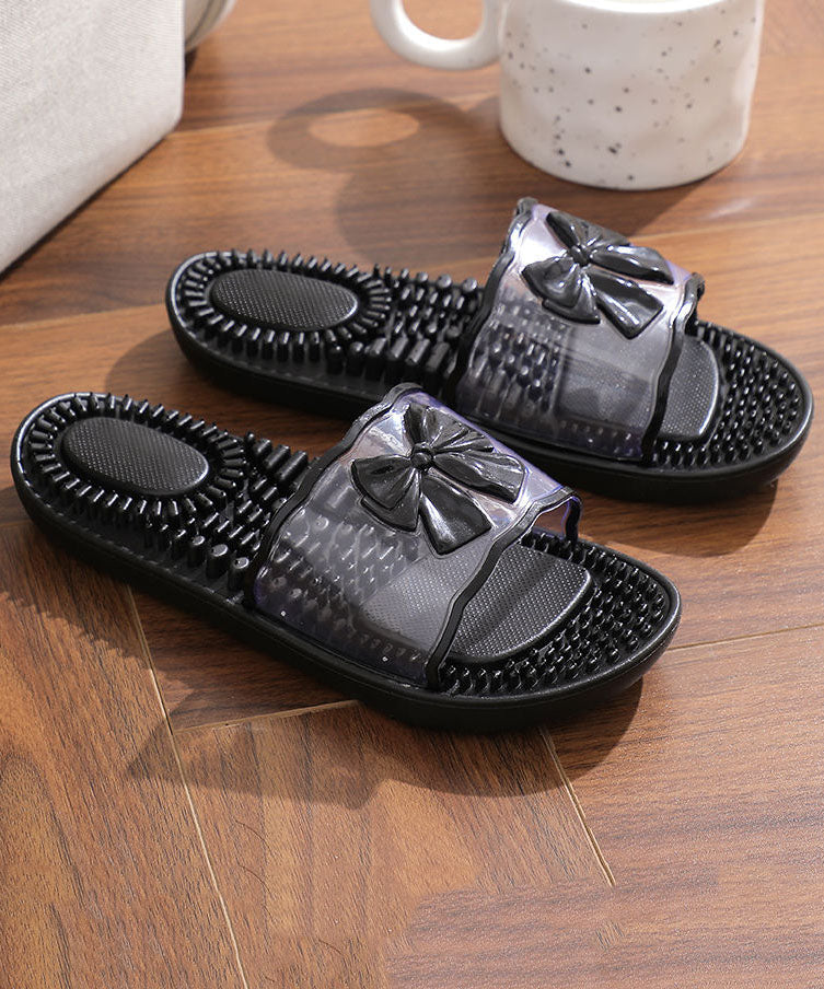 Pink Comfy Slippers Shoes Peep Toe Aa022