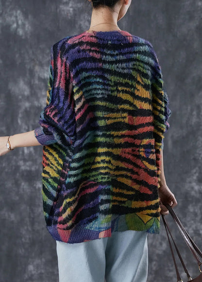 Striped Knit Cardigan Winter