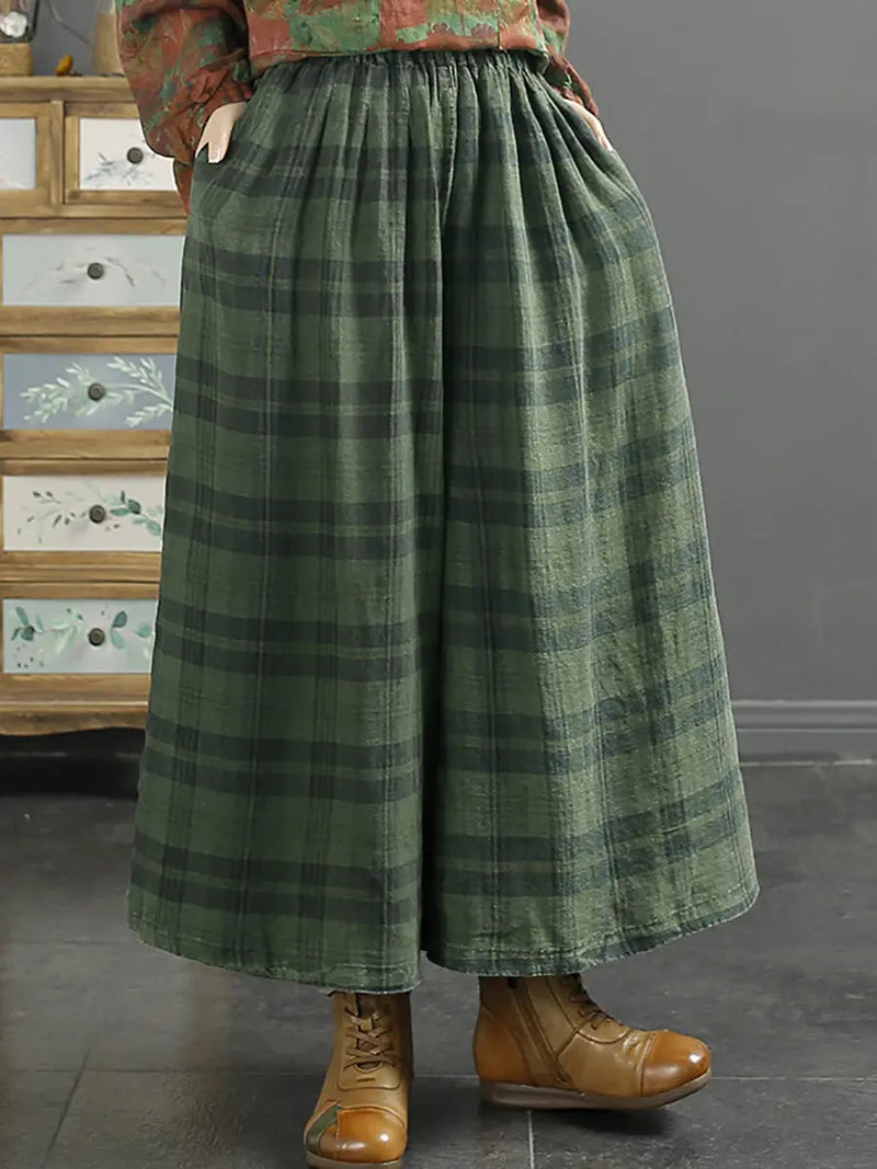 Linen Wide-leg Pants