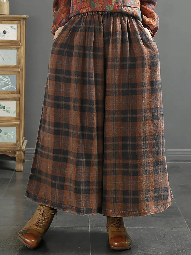 Linen Wide-leg Pants