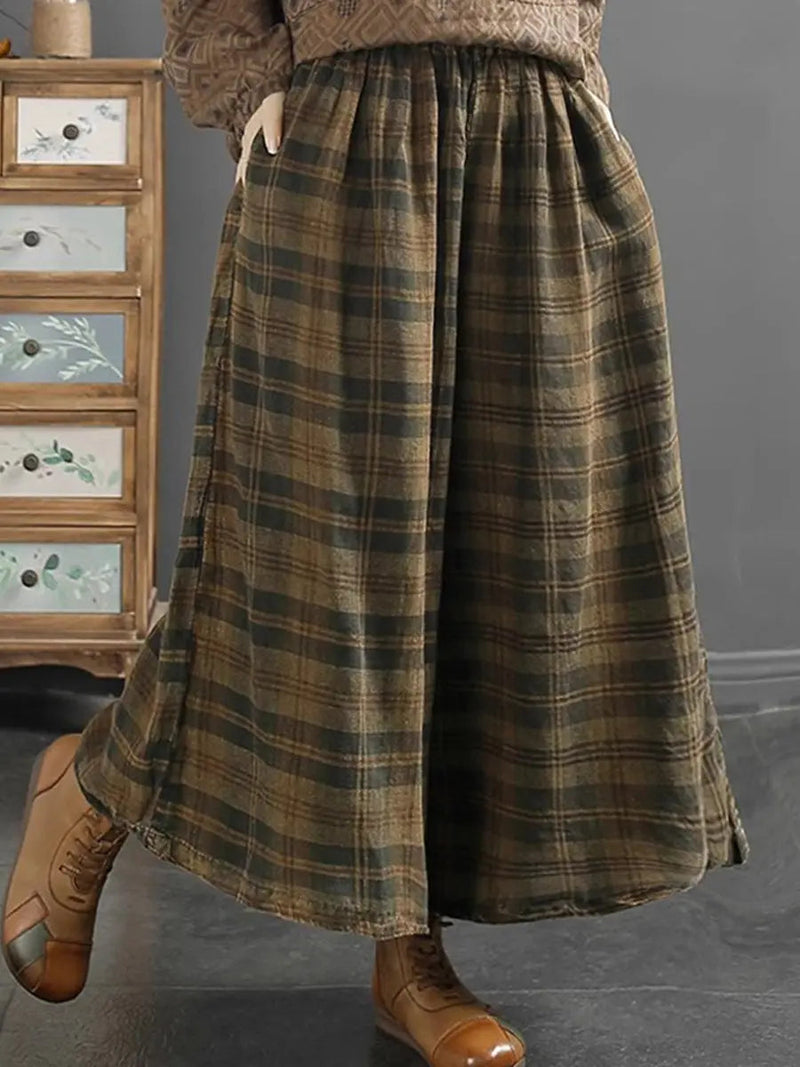 Linen Wide-leg Pants